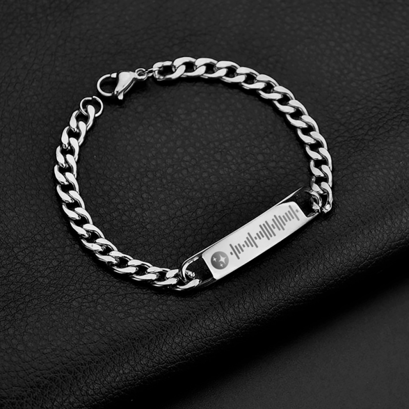 Spotify Code Bracelet - Custom Code Engraving – Jewelrei